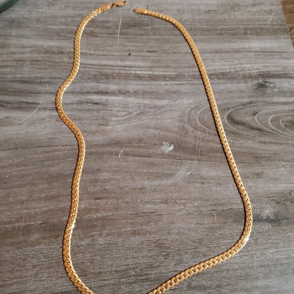 Gold 24 inch necklace